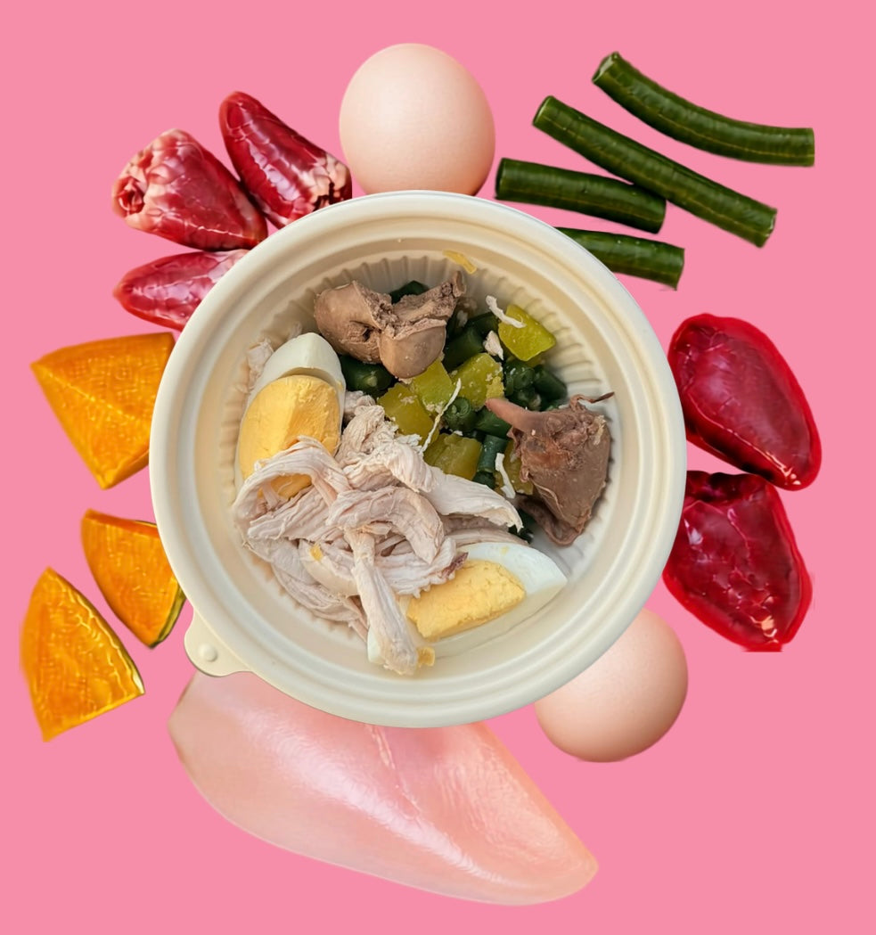 Purrfect Egg & Chicken Bowl