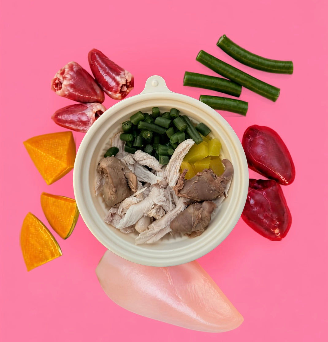 Purrfect Chicken & Heart Bowl